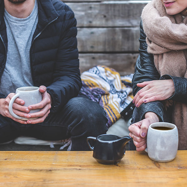 couple having coffee